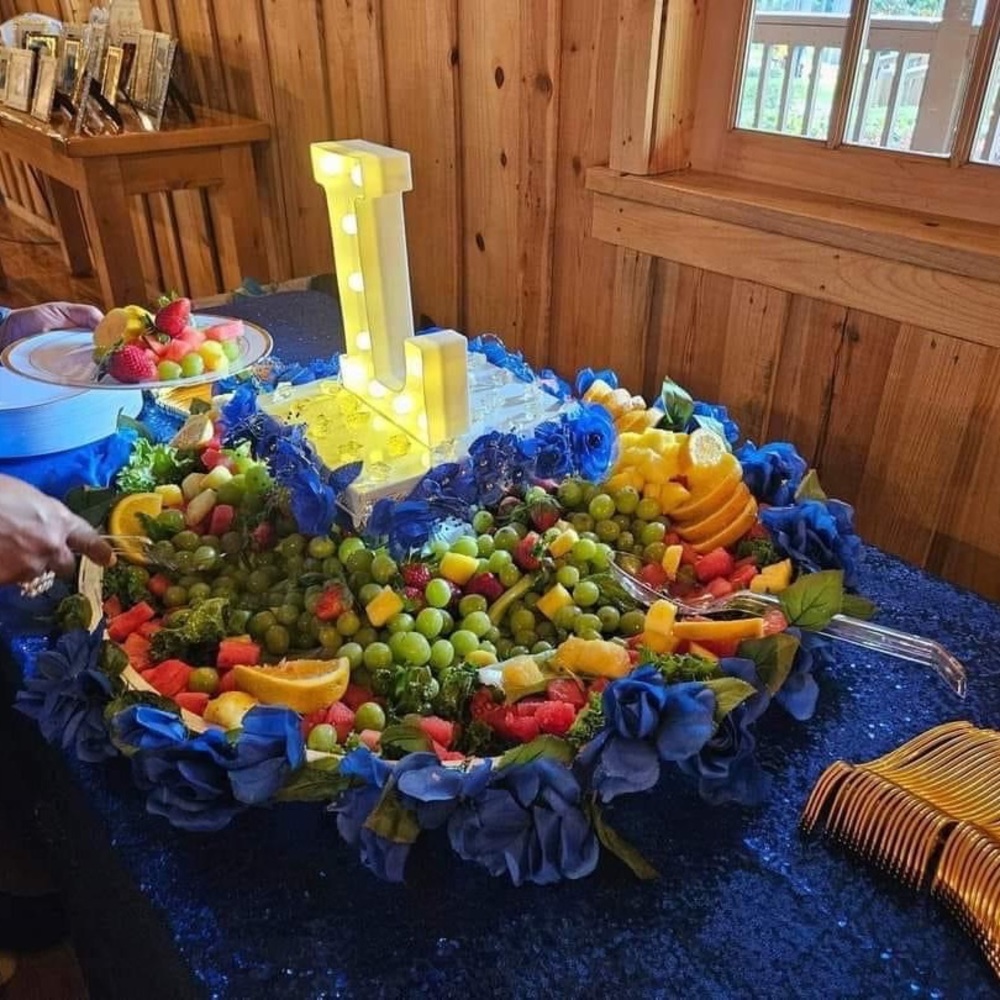 Letter L with LED lights